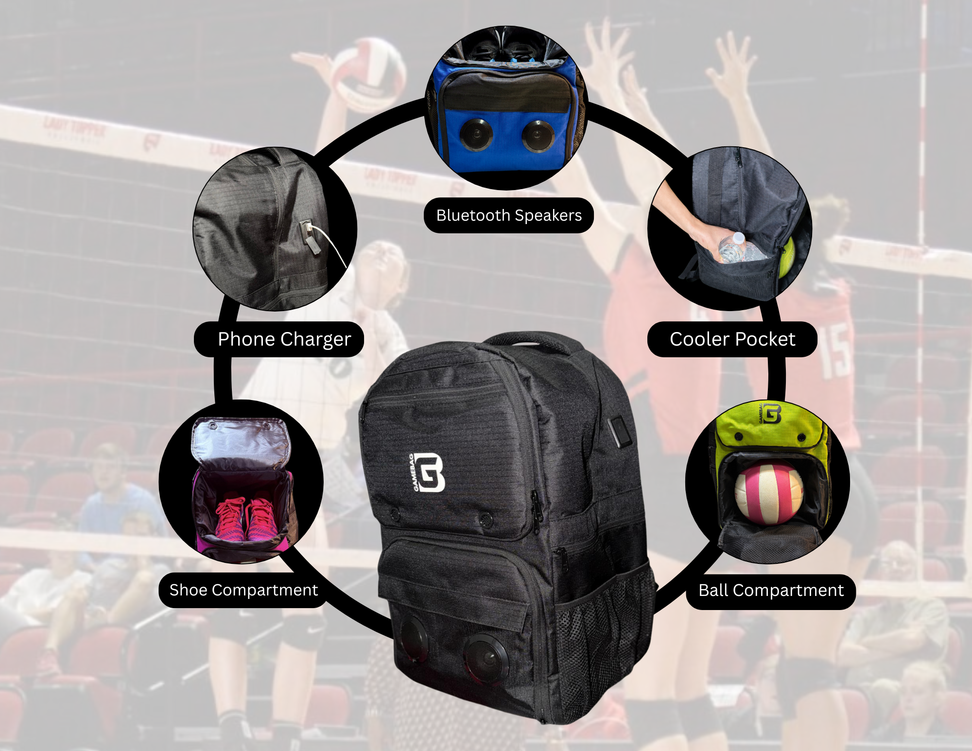 Youth Gamebag (Black)